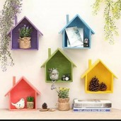 https://www.bcalpo.com/5 pcs house hanging shape decorative rack
